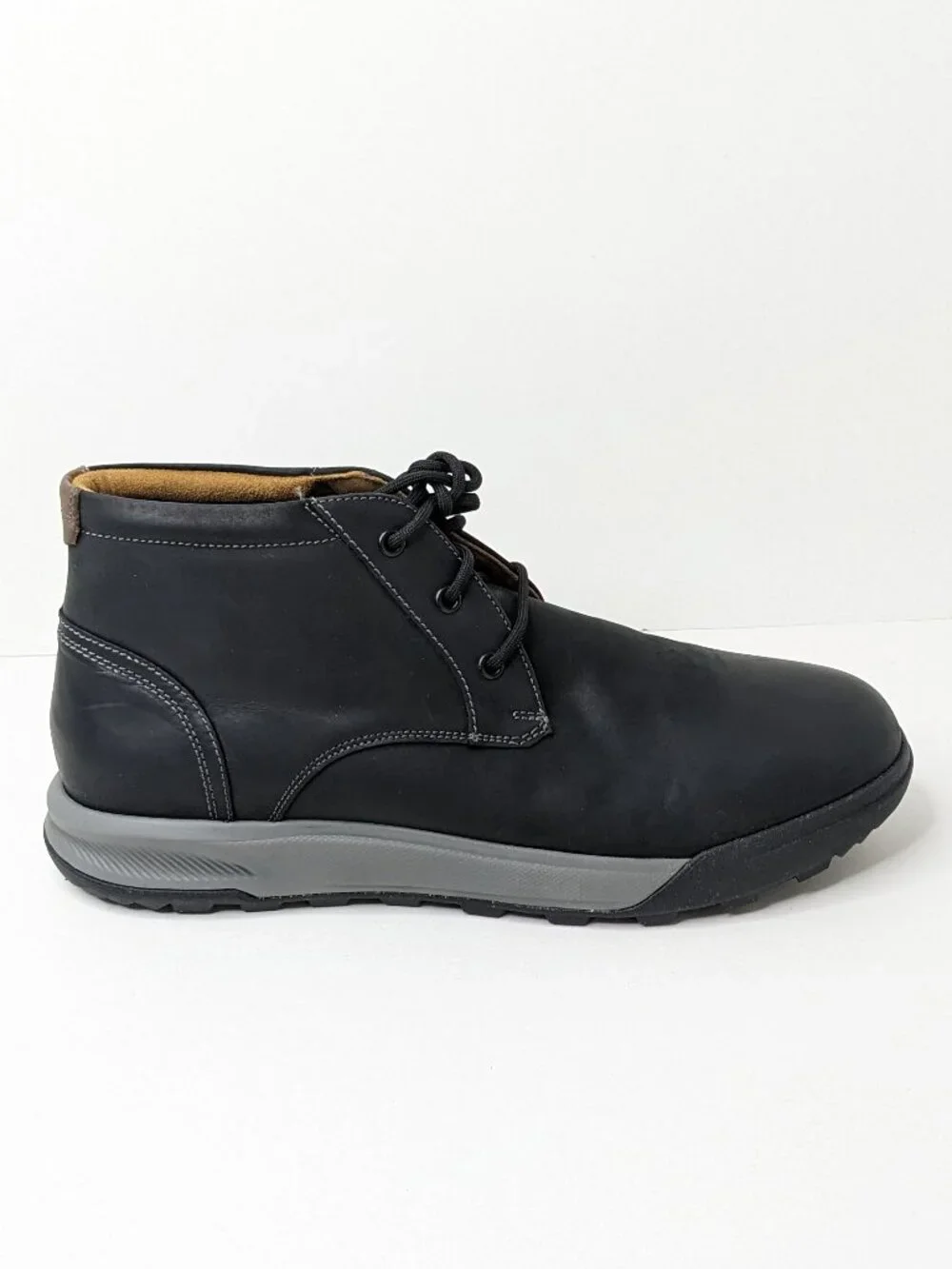Florsheim Trail Mix Chukka Boots Black Leather Men's 13